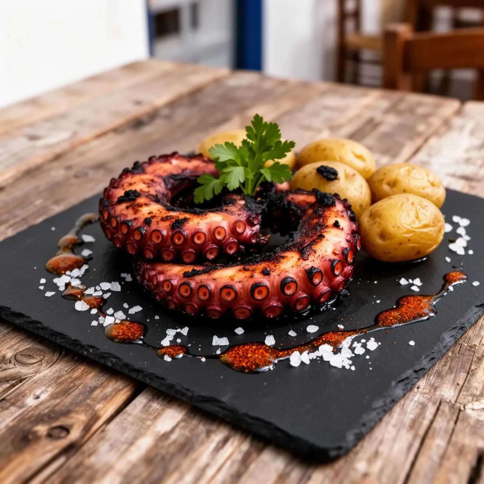 Pulpo a la brasa